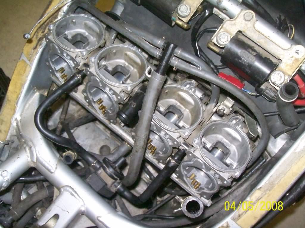 MOTOFDB Carburetor Rebuild Kit (4 Sets) For Honda CB600F 2004-2006, CBR600F2 1991-1994, CB1000