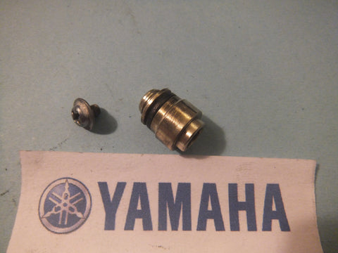 YAMAHA FZS 600 FRAZER CARBURETTOR CARB NEEDLE VALVE SEAT & SCREW X 1  1988 - 2003